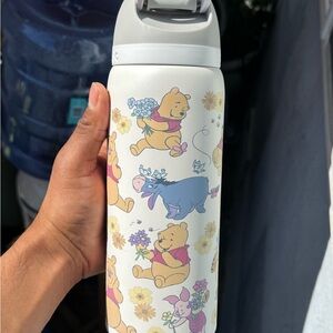 Winnie the Pooh Floral Water Bottle